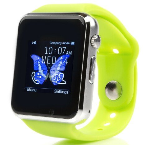 Resigilat! Ceas Smartwatch cu Telefon iUni A100i, LCD 1.54 Inch, BT, Camera, Verde