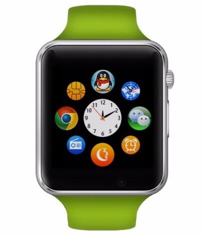 Resigilat! Ceas Smartwatch cu Telefon iUni A100i, LCD 1.54 Inch, BT, Camera, Verde