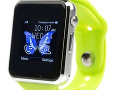 Smartwatch cu Telefon iUni A100i, LCD 1.54 Inch, BT, Camera, Verde